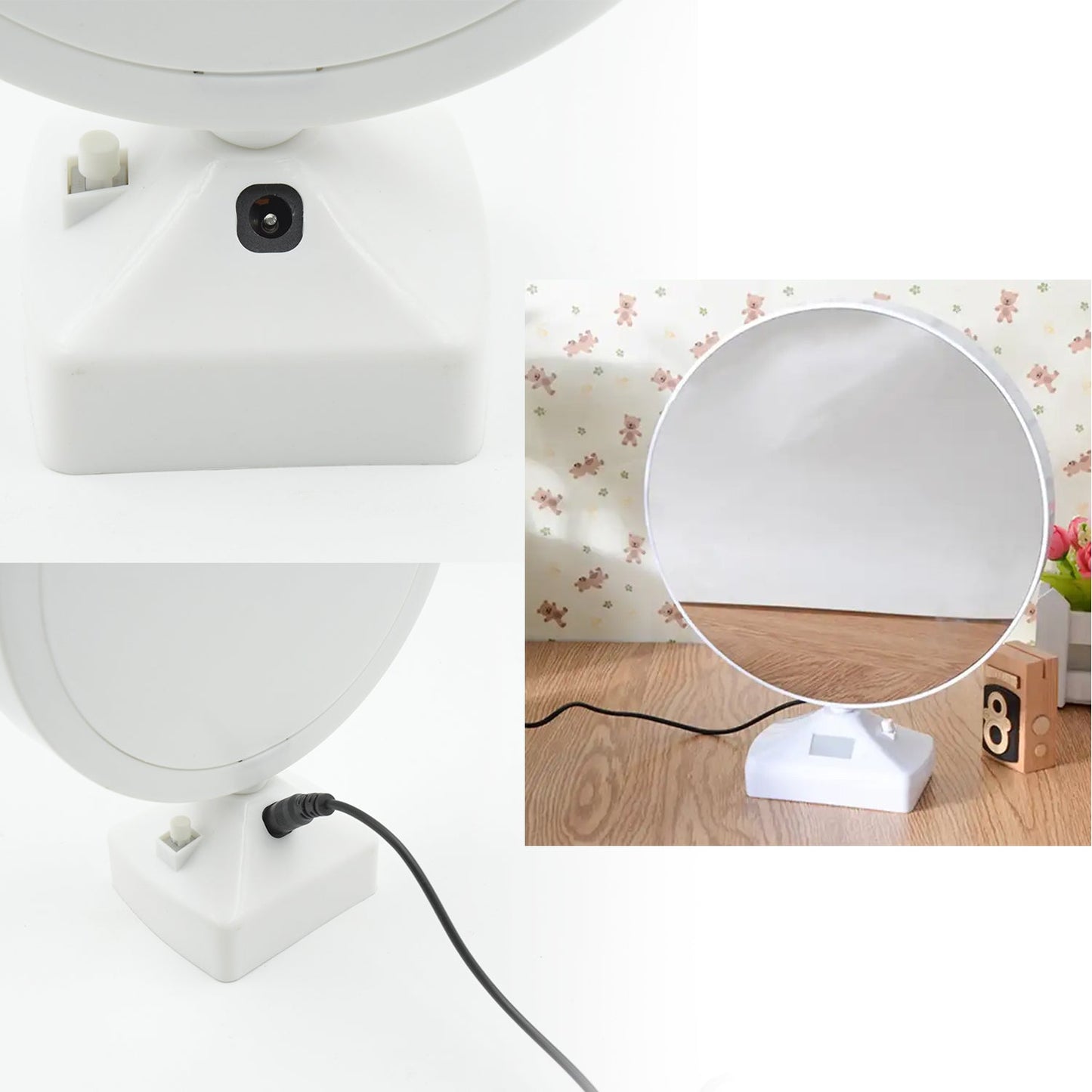 2 in 1 Mirror Come Photo Frame with Led Light