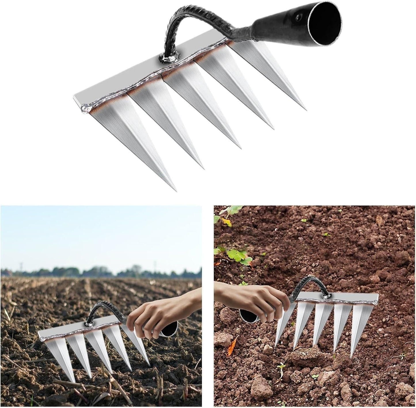 5 Teeth Carbon Steel Garden Weeding 1