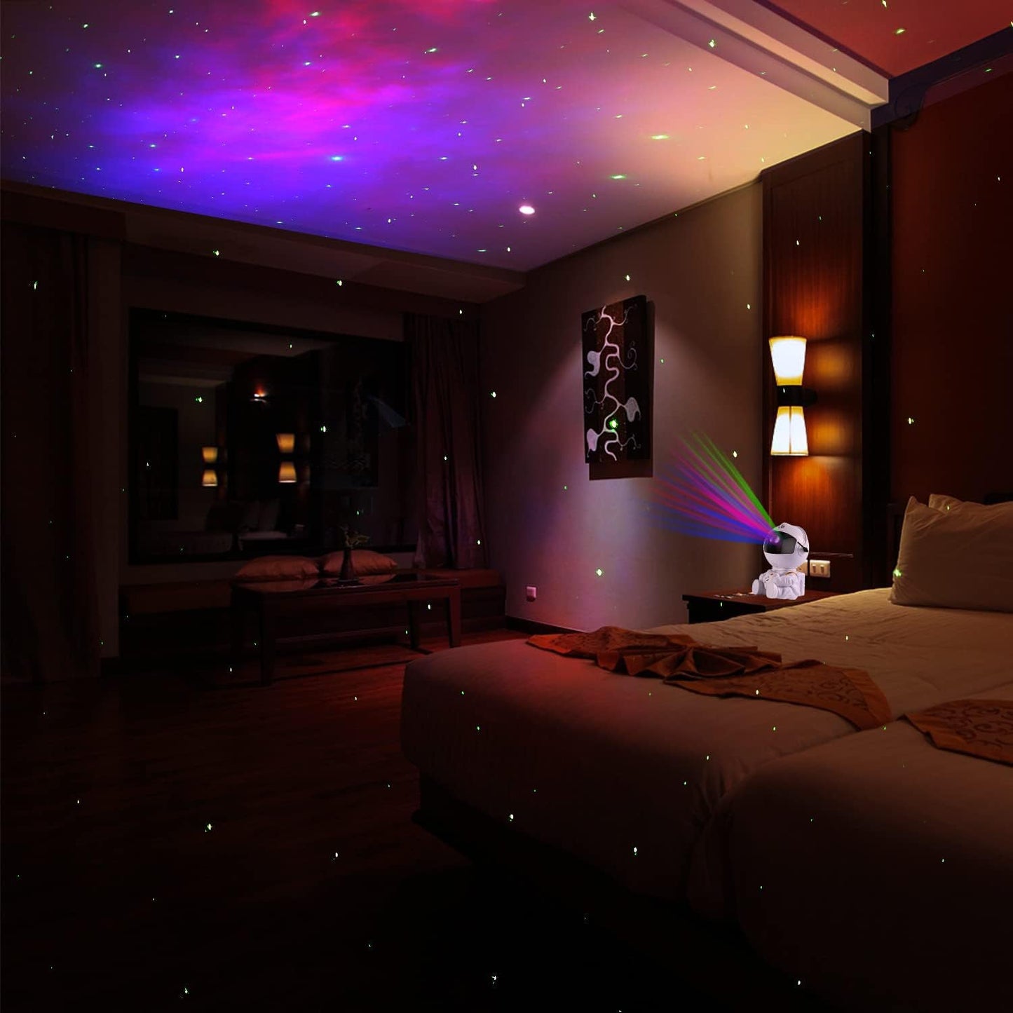 Premium Astronaut Galaxy Projector Night Light with Remote Control