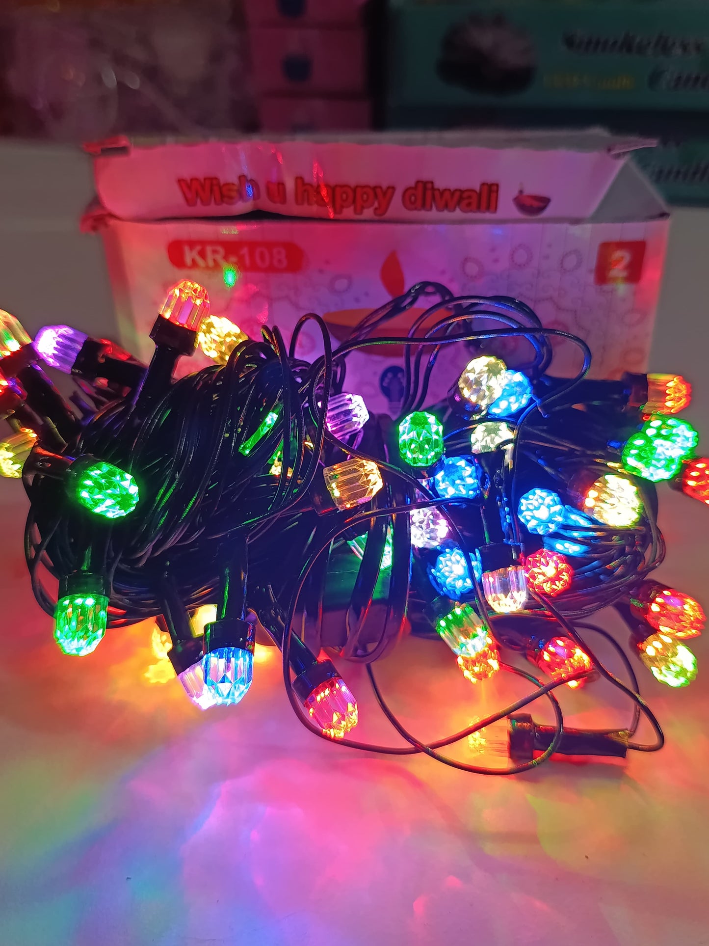 Multi colour lights toran