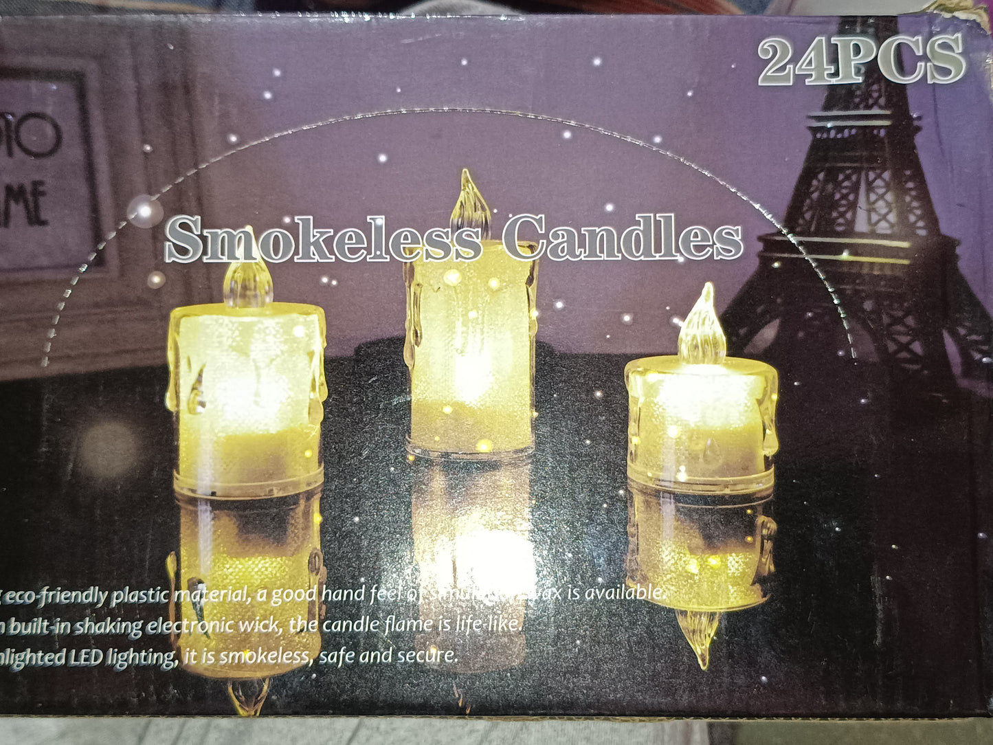 Elegant LED Tea Light Candles (Set of 6) – Flameless, Smokeless Decorative Lights for Home Décor, Festivals & Gifting