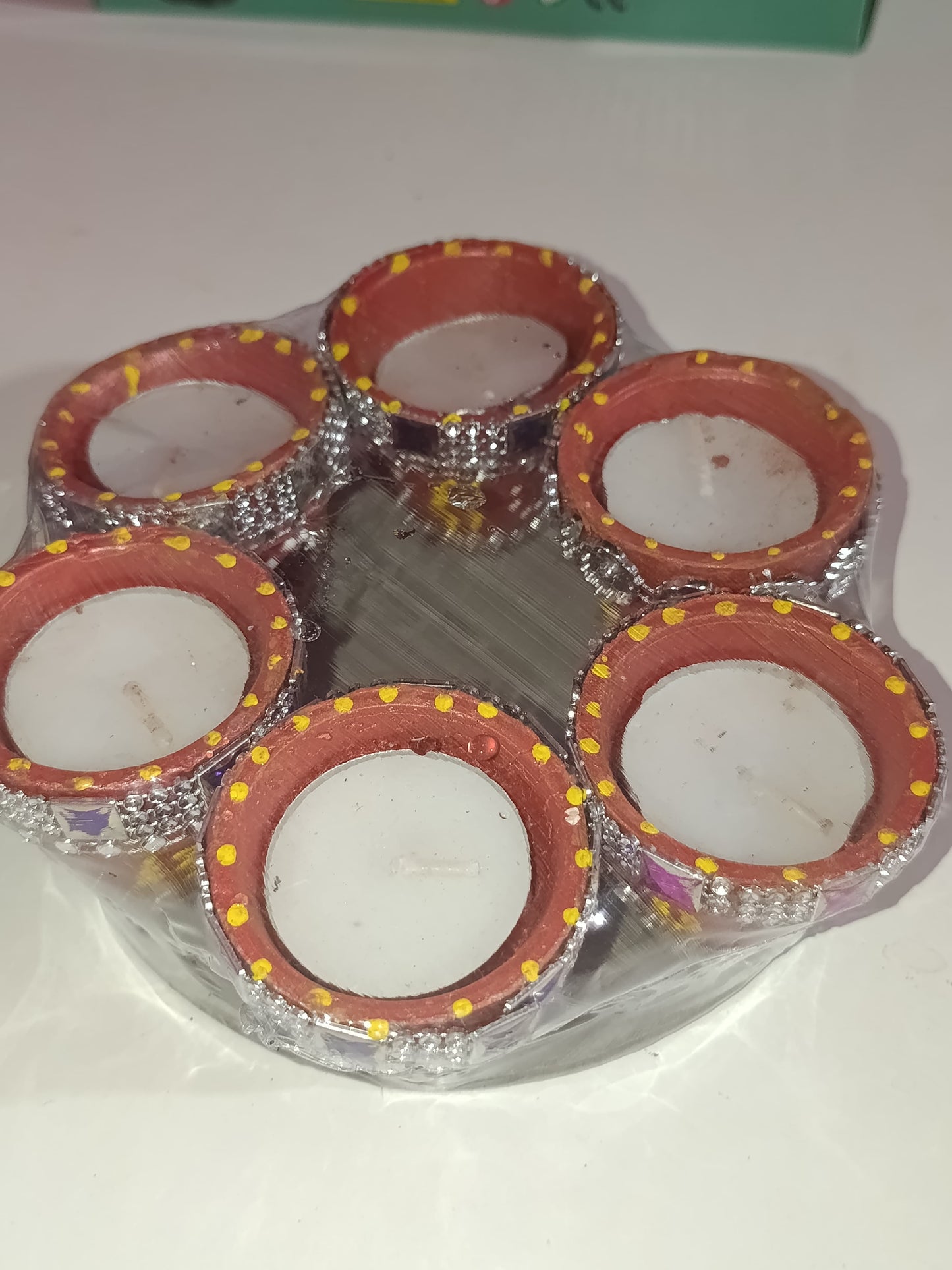 Handmade Earthen Clay Terracotta Diya Set of 6