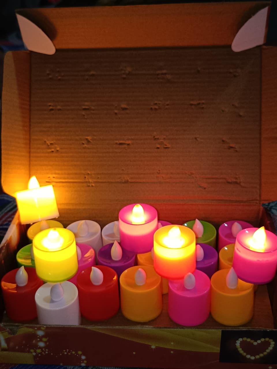 LED Candle Set of 6 – Decorative Lights for Home, Festival & Gifting