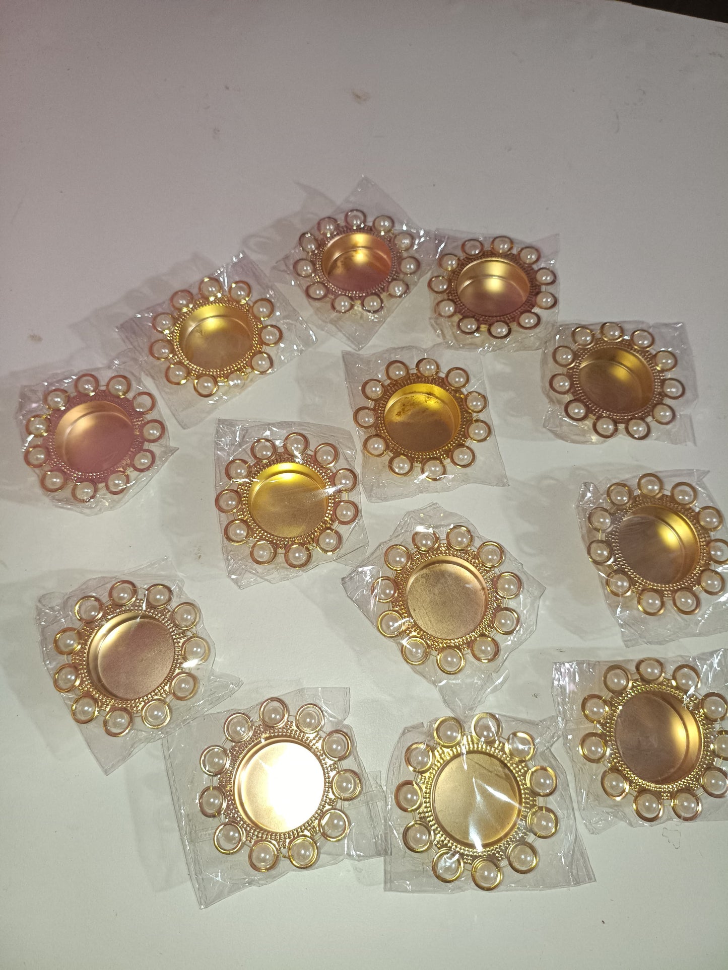 4 pcs Traditional Diya holder for Festivals tea light |Diwali