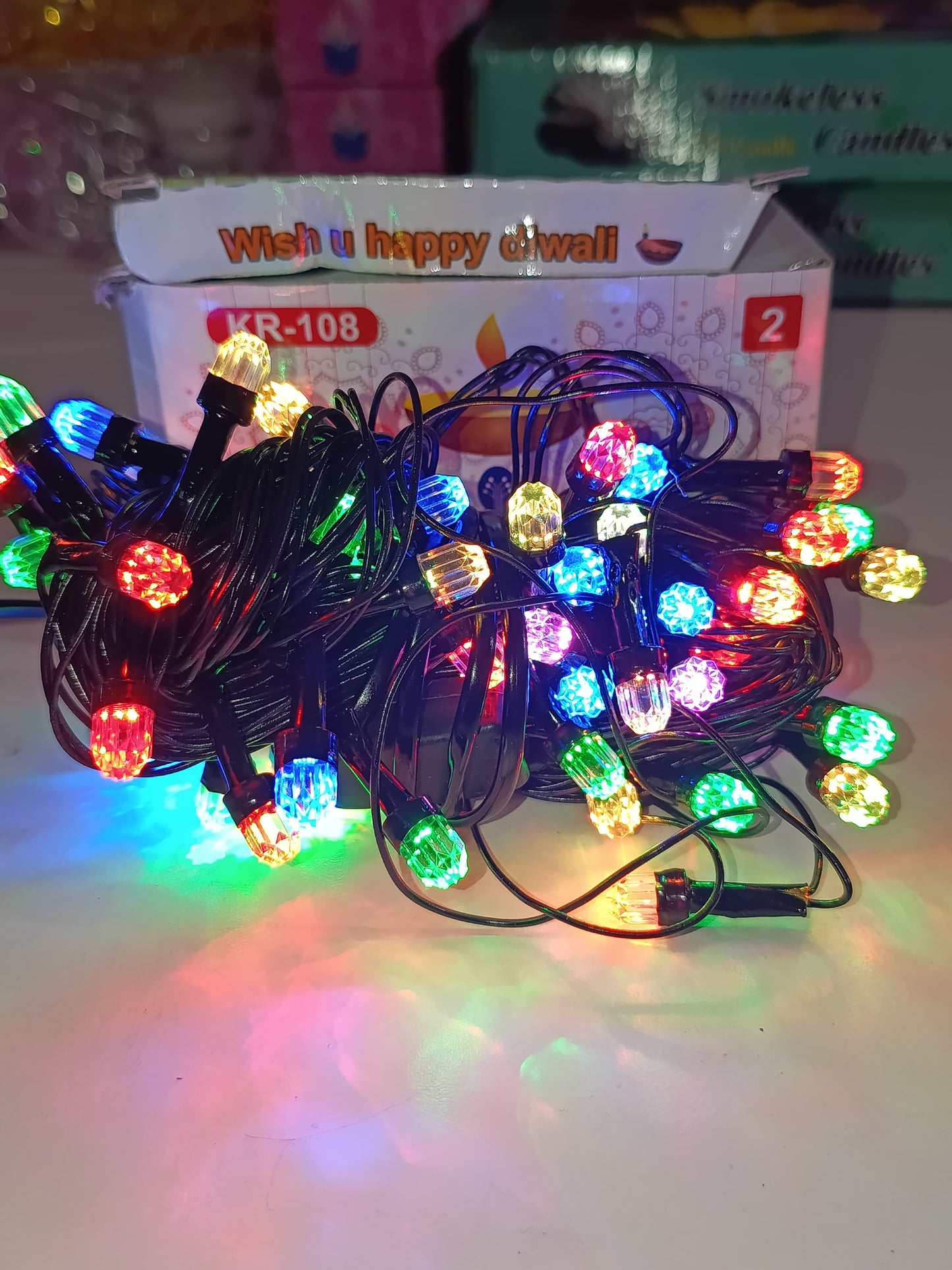 Multi colour lights toran