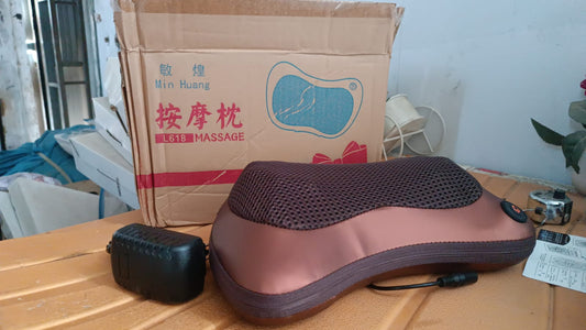 Electric Shiatsu Neck & Back Massager Pillow with Heat Therapy