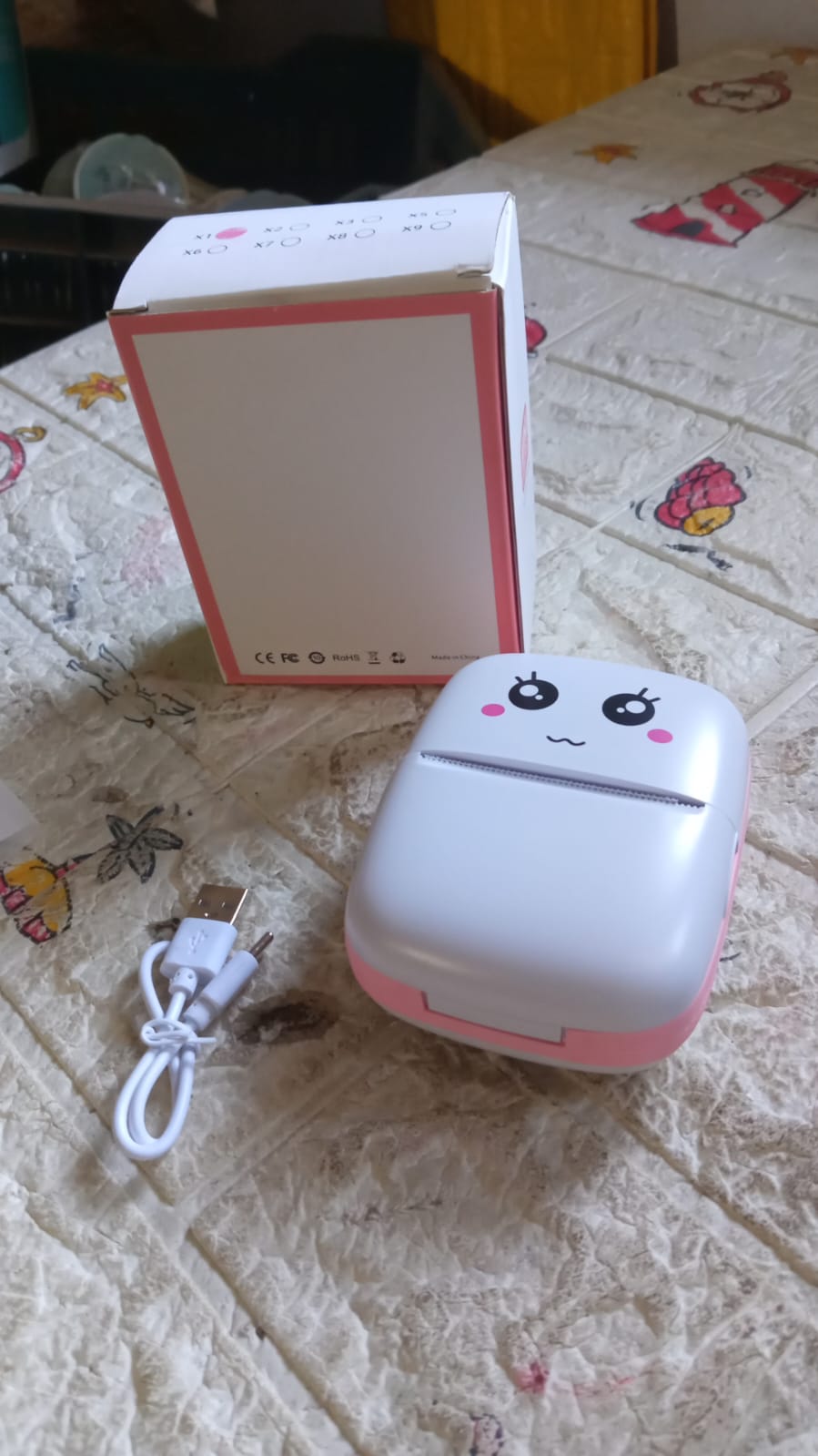 Portable Mini Thermal Printer | Wireless Bluetooth Pocket Printer for Notes