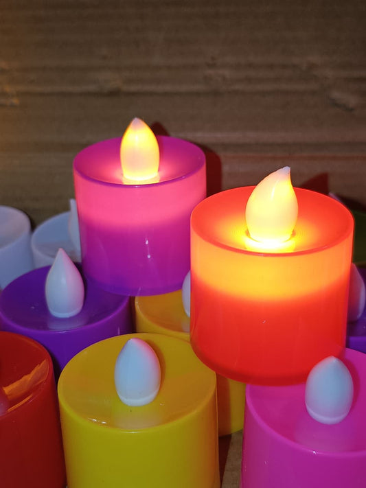 LED Candle Set of 6 – Decorative Lights for Home, Festival & Gifting
