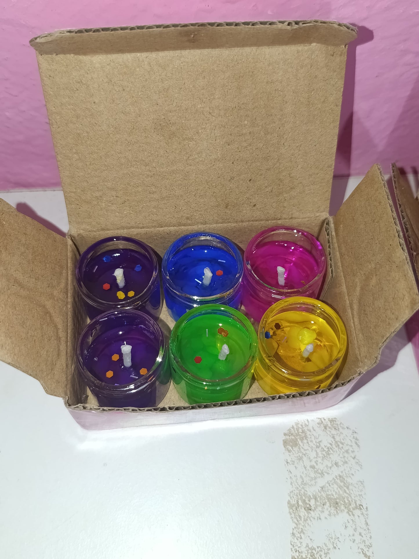Gel Candles Decor Gel Wax Smokeless Decorated Mini Candles for Home Decor Diwali Decoration,
