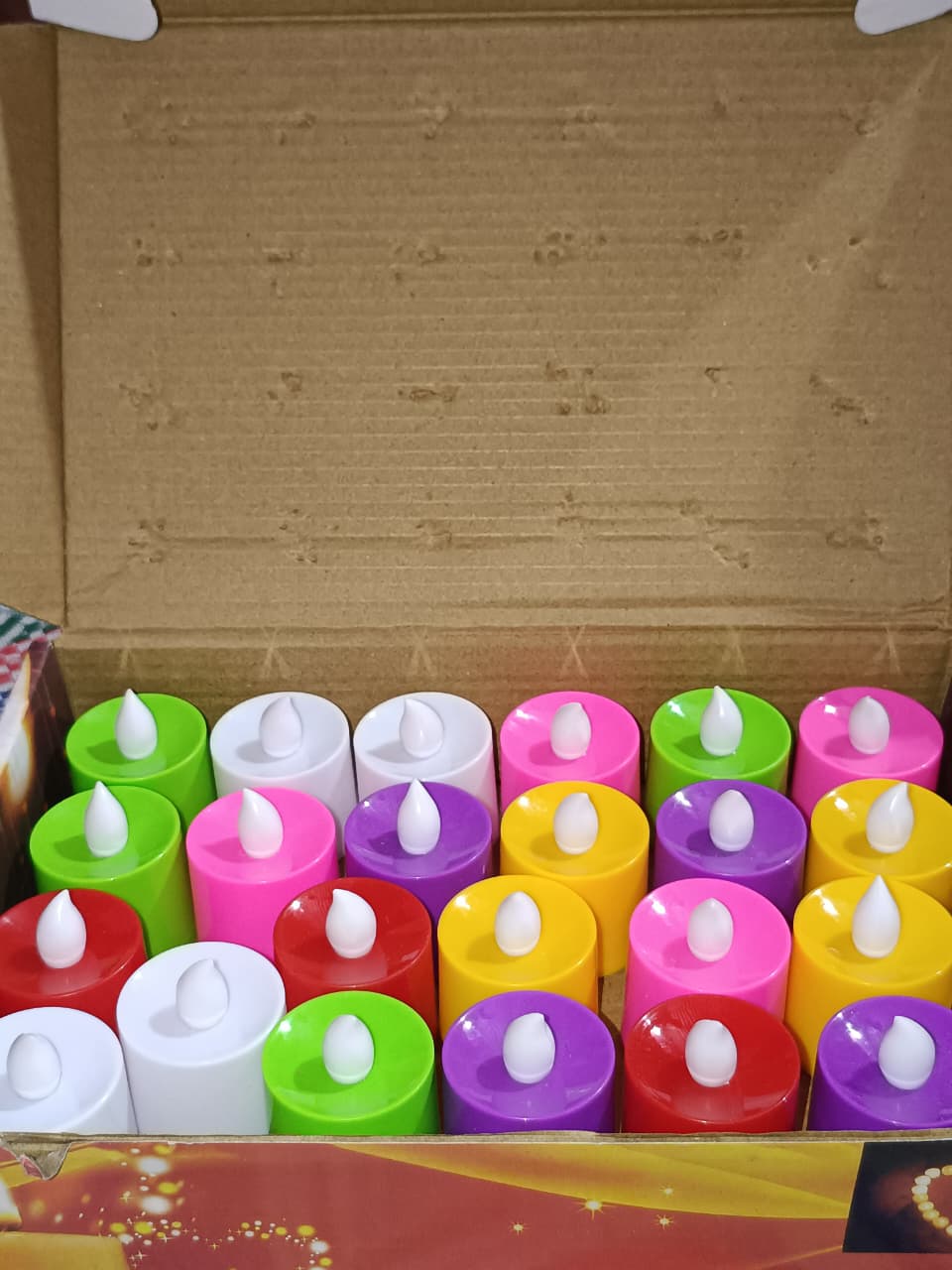 LED Candle Set of 6 – Decorative Lights for Home, Festival & Gifting