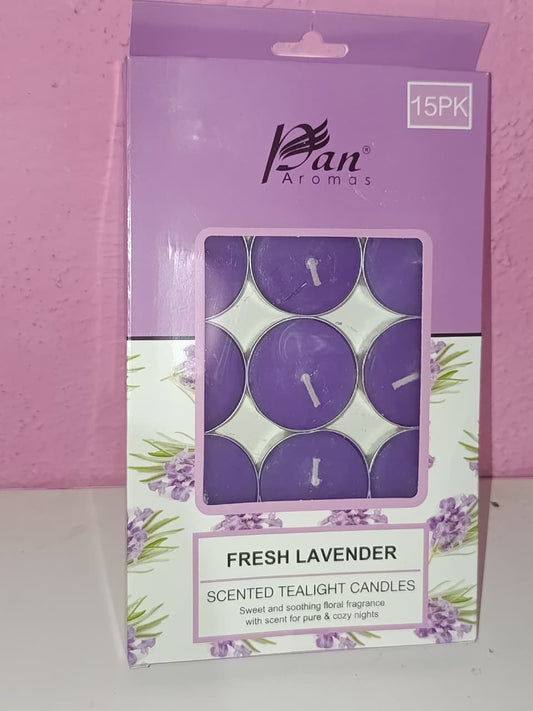 Pan Aromas Orchard Blossom Scented Tealight Candles.