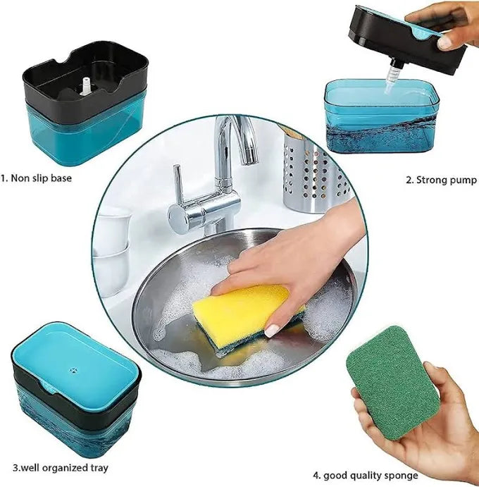 Dishwasher Liquid Holder Liquid Dispenser Through Pump (1 Pc)